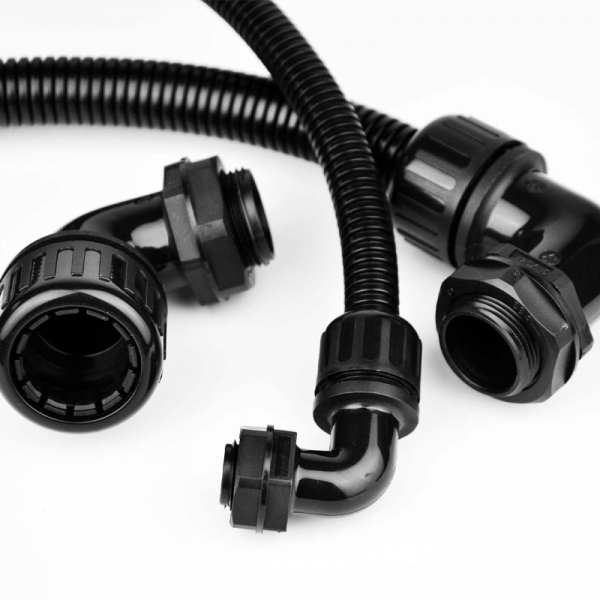 Tensile hose elbow