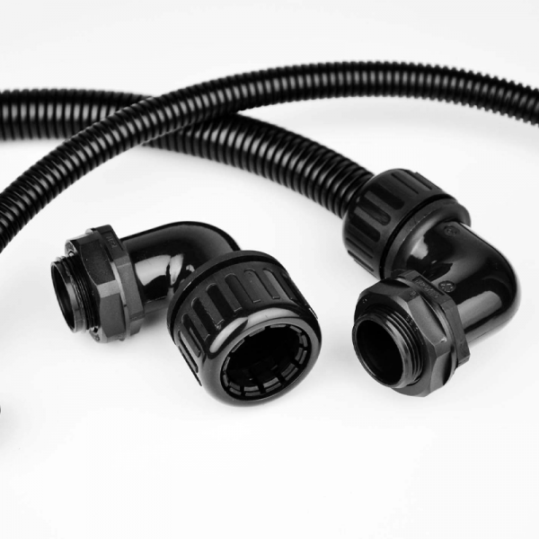 Tensile hose elbow